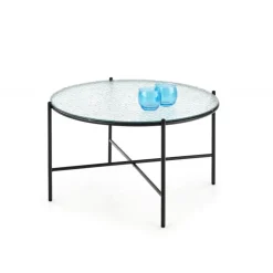 ROSALIA, sofabord, transparent - Sort