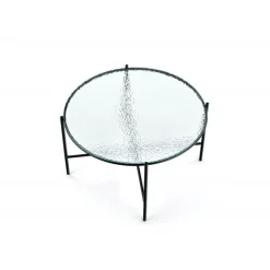 ROSALIA, sofabord, transparent - Sort