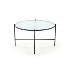 ROSALIA, sofabord, transparent - Sort