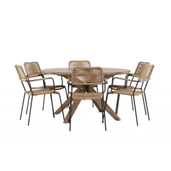 Rosario Rund Loungesæt - Havemøbelsæt