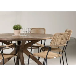 Rosario Rund Loungesæt - Havemøbelsæt