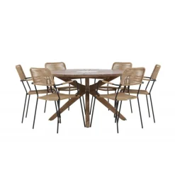 Rosario Rund Loungesæt - Havemøbelsæt