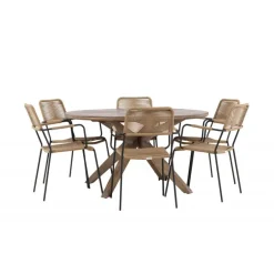 Rosario Rund Loungesæt - Havemøbelsæt