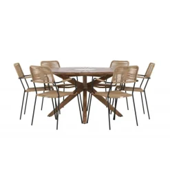 Rosario Rund Loungesæt - Havemøbelsæt