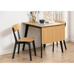 Roxby klap ud spisebord med tillægsplade 80 - 120cm
