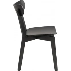 Roxby Spisebordsstol – Mat Sort Acryl Lak