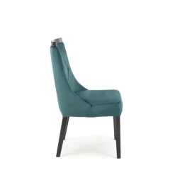 ROYAL Spisebordsstol, Sort / Mørkegrøn Monolith 37