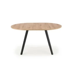 RUBEN Rundt spisebord med udræk 102cm udvides til 142cm - Håndværksegetræ