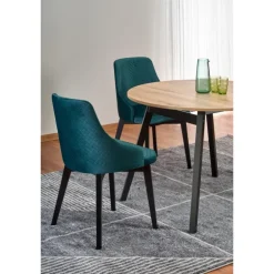 RUBEN Rundt spisebord med udræk 102cm udvides til 142cm - Håndværksegetræ