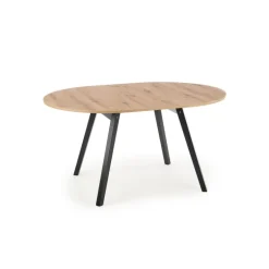 RUBEN Rundt spisebord med udræk 102cm udvides til 142cm - Håndværksegetræ