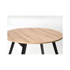 RUBEN Rundt spisebord med udræk 102cm udvides til 142cm - Håndværksegetræ