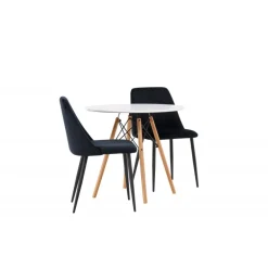 Rundt Spisebordssæt Danburi med stole Night