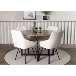 Rundt Spisebordssæt Durango med stole Rosie