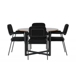 Rundt Spisebordssæt Durango med stole Yesterday