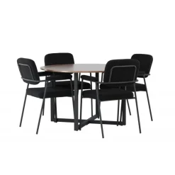 Rundt Spisebordssæt Durango med stole Yesterday