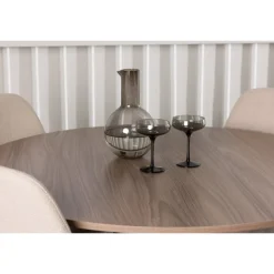 Rundt Spisebordssæt Durango med stole Polar