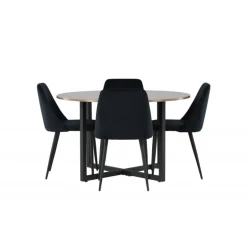 Rundt Spisebordssæt Durango med Night stole