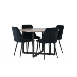 Rundt Spisebordssæt Durango med Night stole