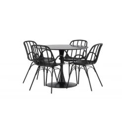 Rundt Spisebordssæt Glade med stole Dyron