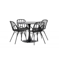 Rundt Spisebordssæt Glade med stole Dyron