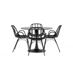 Rundt Spisebordssæt Glade med stole Dyron