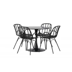 Rundt Spisebordssæt Glade med stole Dyron