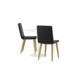 Rundt Spisebordssæt Hamden med 2 stole Today