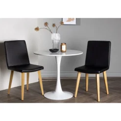 Rundt Spisebordssæt Hamden med 2 stole Today