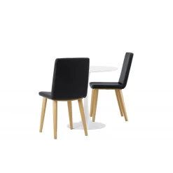 Rundt Spisebordssæt Hamden med 2 stole Today