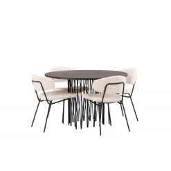 Rundt Spisebordssæt i Sten