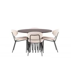 Rundt Spisebordssæt i Sten