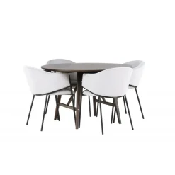 Rundt Spisebordssæt Kaseindon med stolene Evelina