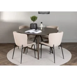 Rundt Spisebordssæt Kaseindon med Modesto stole