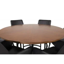 Rundt Spisebordssæt København med stole Comfort