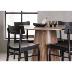 Rundt Spisebordssæt Lanzo med Montros stole