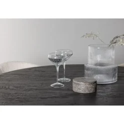 Rundt Spisebordssæt Lanzo med stole Chico