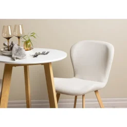 Rundt Spisebordssæt Leonora med 2 x Lilja spisebordstole