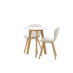 Rundt Spisebordssæt Leonora med 2 x Lilja spisebordstole