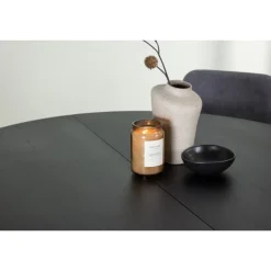 Rundt Spisebordssæt Matilda med stole Rosie - Sort og Grå