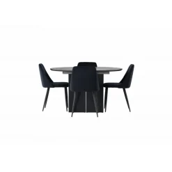 Rundt Spisebordssæt Matilda med stolene Night