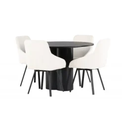 Rundt Spisebordssæt Olivia med stolene Rosie