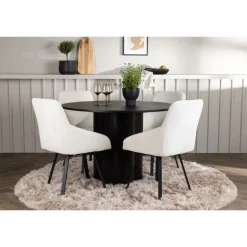 Rundt Spisebordssæt Olivia med stolene Rosie