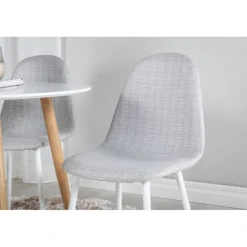 Rundt Spisebordssæt Plaza med stole Polar