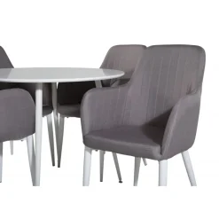 Rundt Spisebordssæt Plaza med stole Comfort