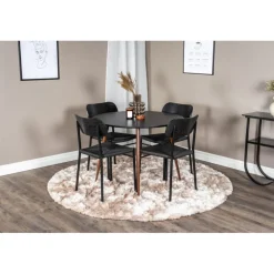 Rundt Spisebordssæt Plaza med stole Polly