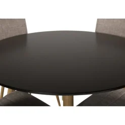 Rundt Spisebordssæt Plaza med stole Windu