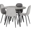 Rundt Spisebordssæt Plaza med stole Polar