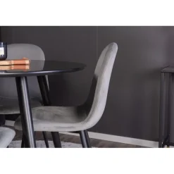 Rundt Spisebordssæt Plaza med stole Polar