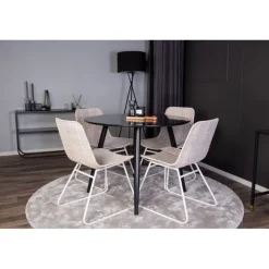 Rundt Spisebordssæt Plaza med stole Cirebon