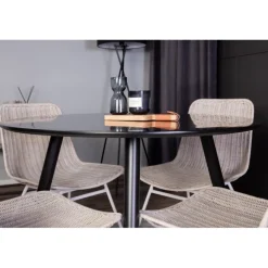 Rundt Spisebordssæt Plaza med stole Cirebon